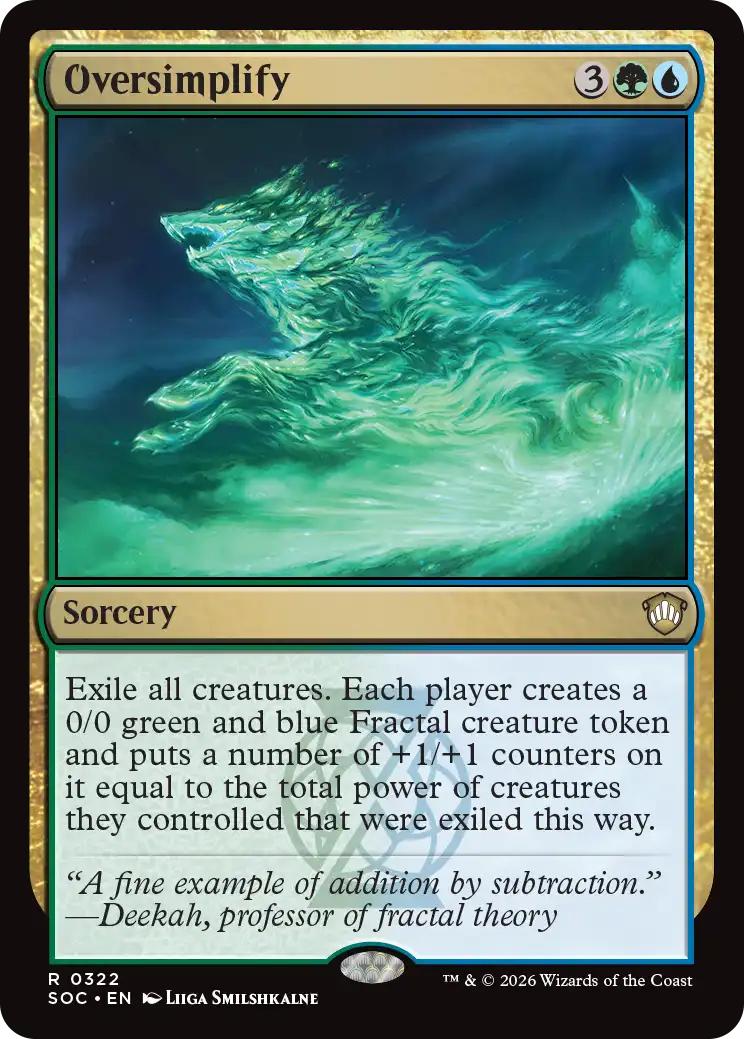 Oversimplify [322] [Secrets of Strixhaven: Commander] [Non-Foil]