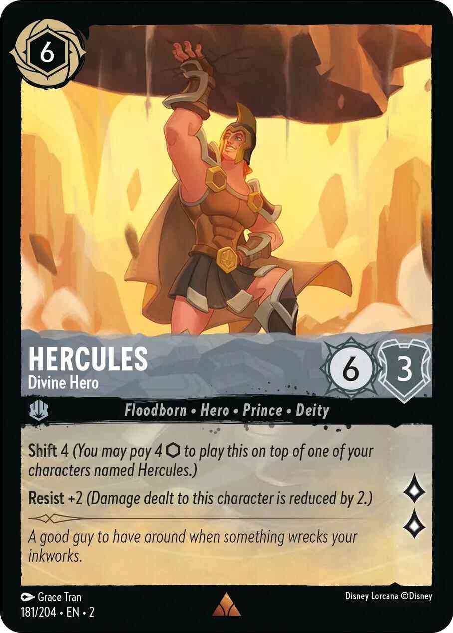 Hercules - Divine Hero - 181/204 [Rise Of The Floodborn] [Non-Foil]