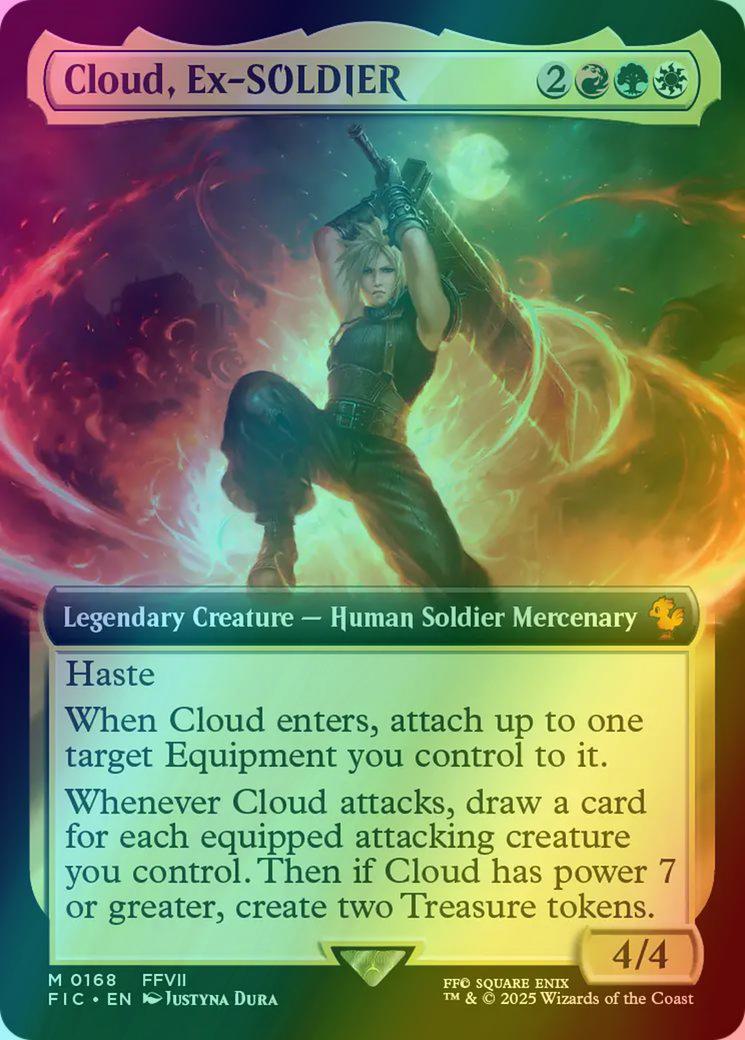 Cloud, Ex-SOLDIER [168] [Extended Art] [FINAL FANTASY: Commander] [Foil]
