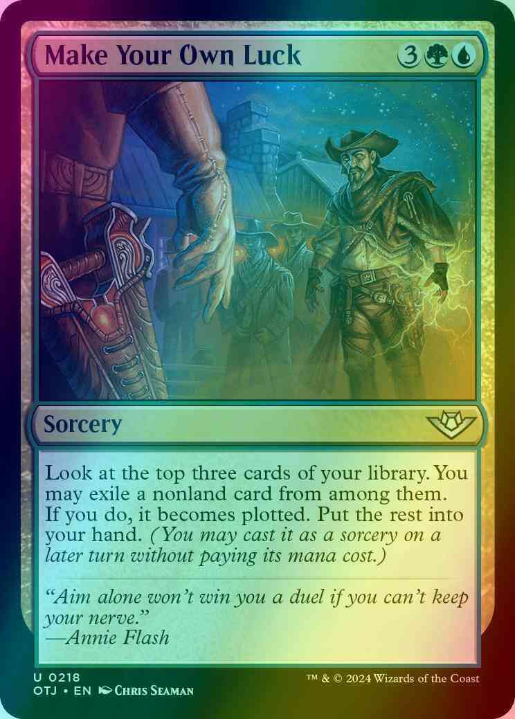 Make Your Own Luck [218] [Outlaws of Thunder Junction] [Foil] – Face to  Face Games