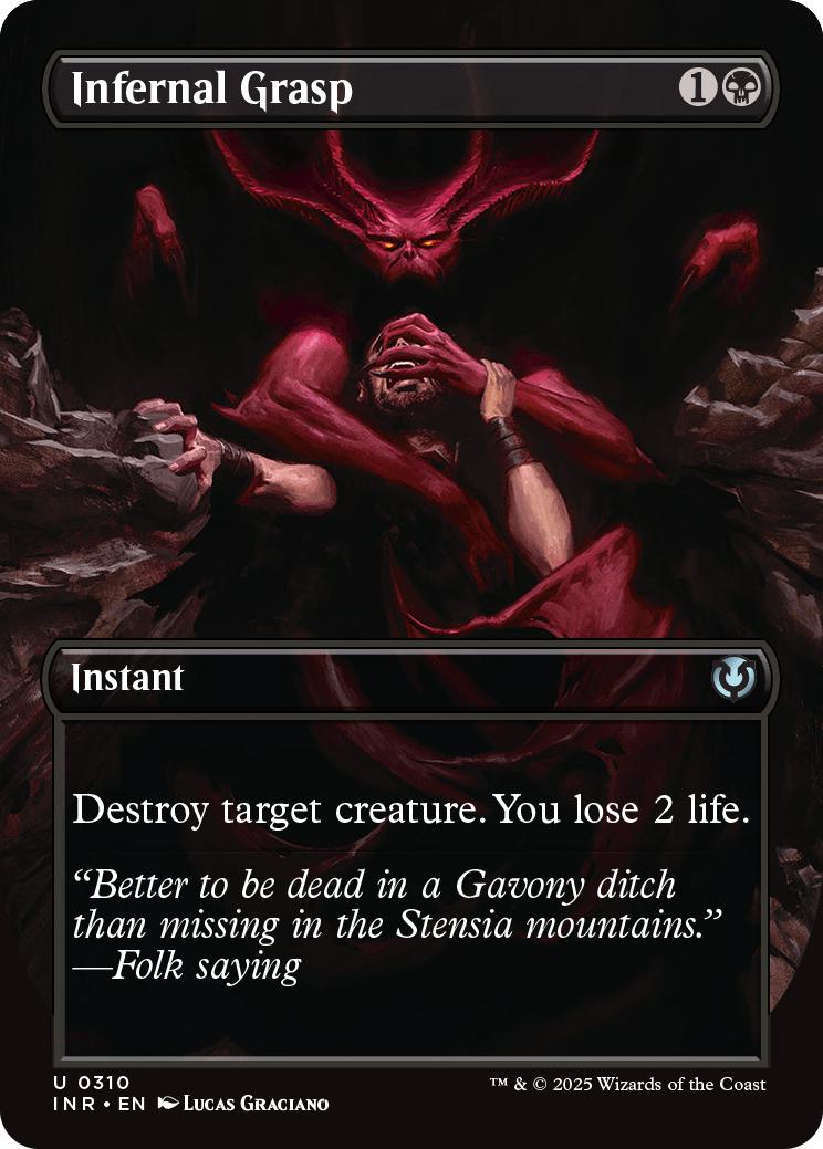 Infernal Grasp [310] [Borderless] [Innistrad Remastered] [Non-Foil]