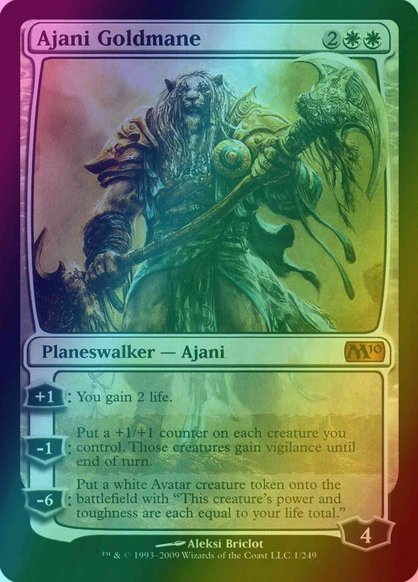 Ajani Goldmane [Magic 2010] [Foil]