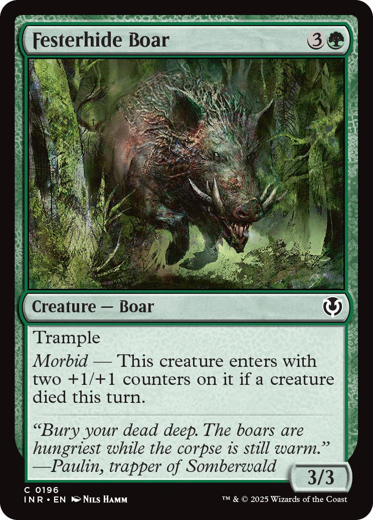 Festerhide Boar [196] [Innistrad Remastered] [Non-Foil]
