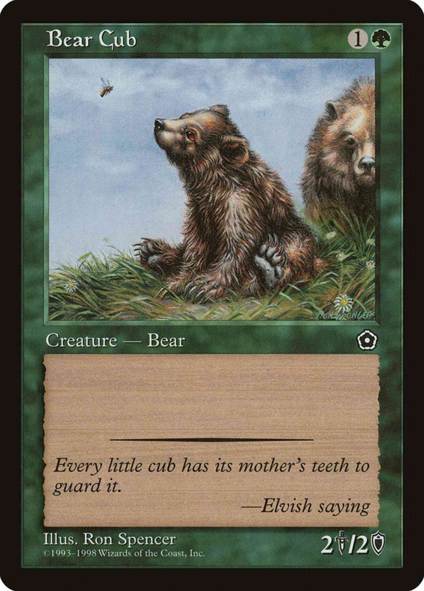 Bear Cub [123] [Portal Second Age] [Non-Foil]