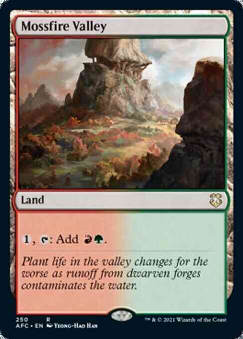 Mossfire Valley [250] [Adventures in the Forgotten Realms Commander] [Non-Foil]