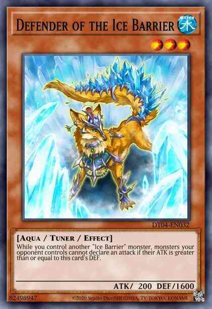 Defender of the Ice Barrier - HA04-EN022 - Super Rare - 1st Edition