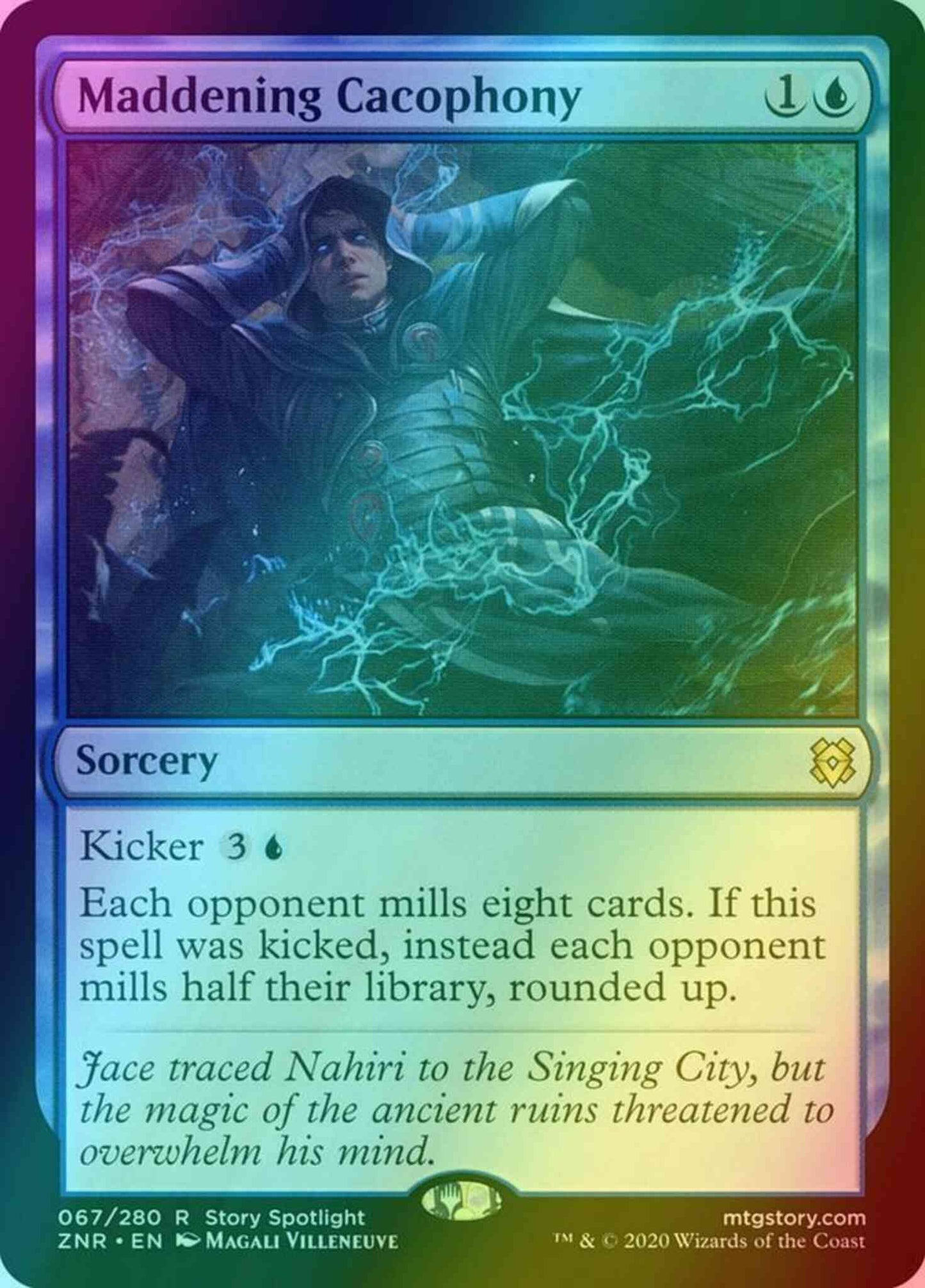 Maddening Cacophony [67] [Zendikar Rising] [Foil]