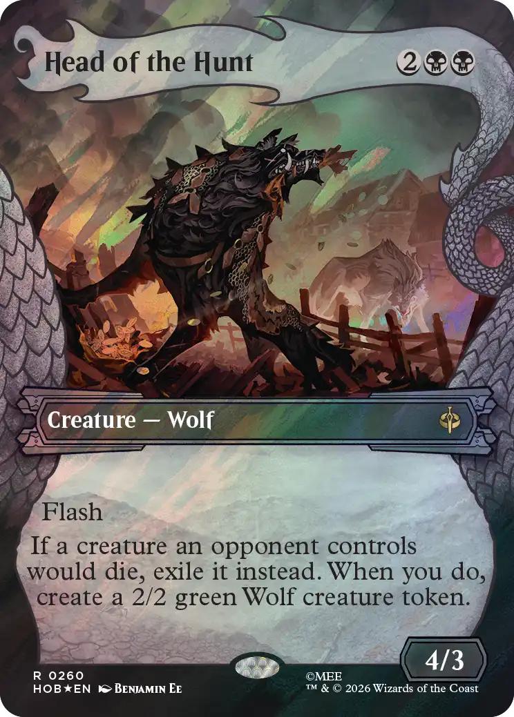Head of the Hunt [260] [Borderless] [Dragon Hoard] [The Hobbit] [Surge Foil]