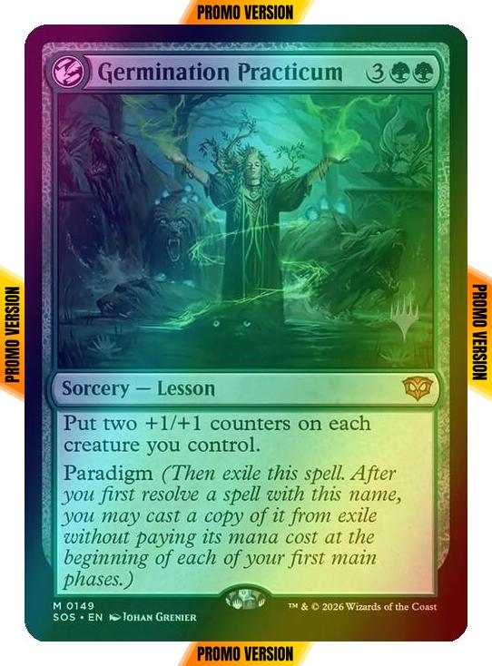 Germination Practicum [149p] [Promo Pack] [Secrets of Strixhaven Promos] [Foil]