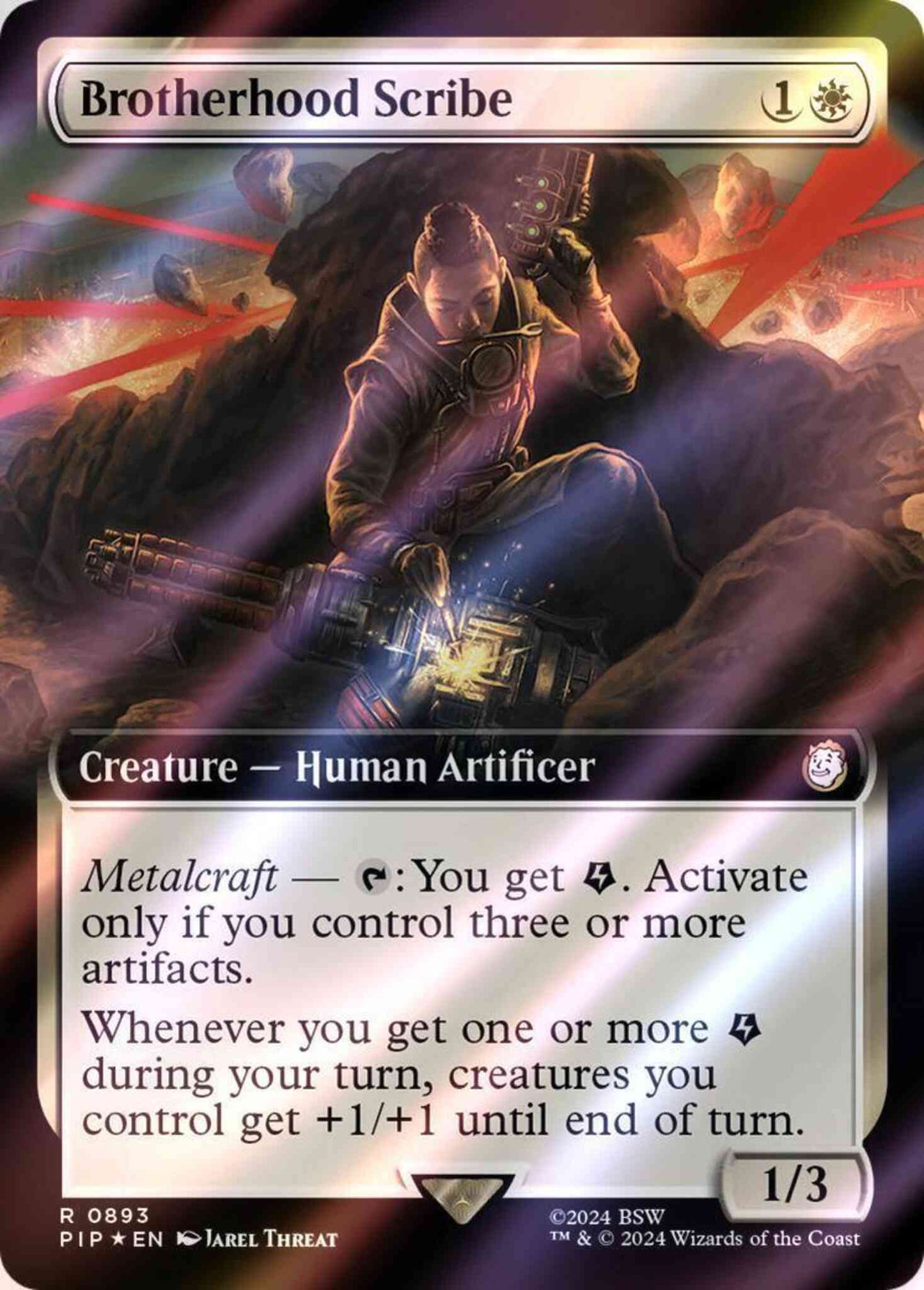 Brotherhood Scribe [893] [Extended Art] [Fallout] [Surge Foil]
