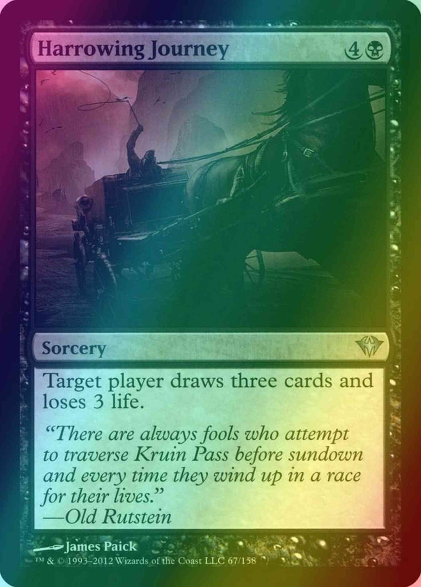 Harrowing Journey [67] [Dark Ascension] [Foil]