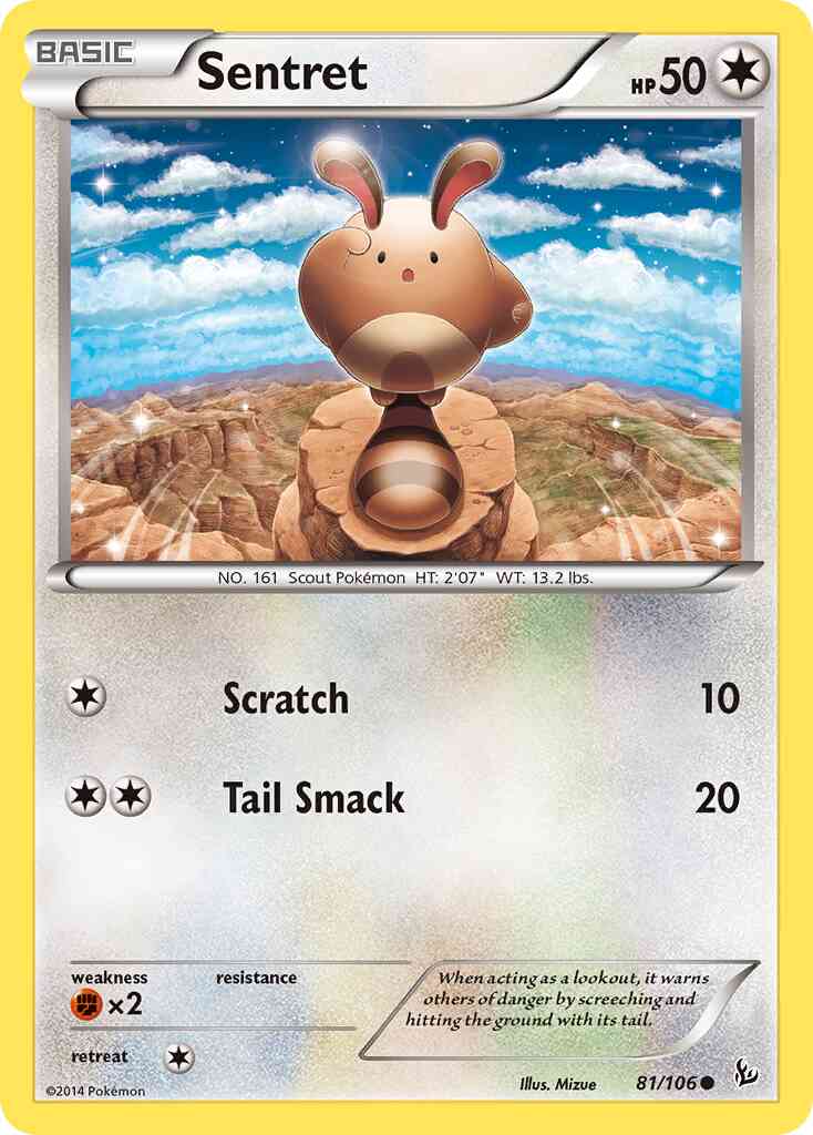 Sentret - 81/106 - Common [xy2-81] [Non-Holo]