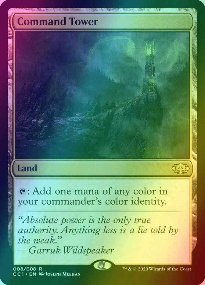 Command Tower [8] [Commander Collection: Green] [Foil]
