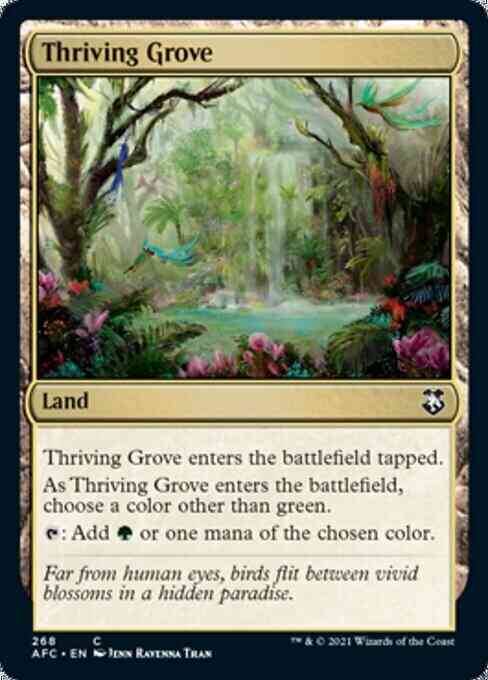 Thriving Grove [268] [Adventures in the Forgotten Realms Commander] [Non-Foil]
