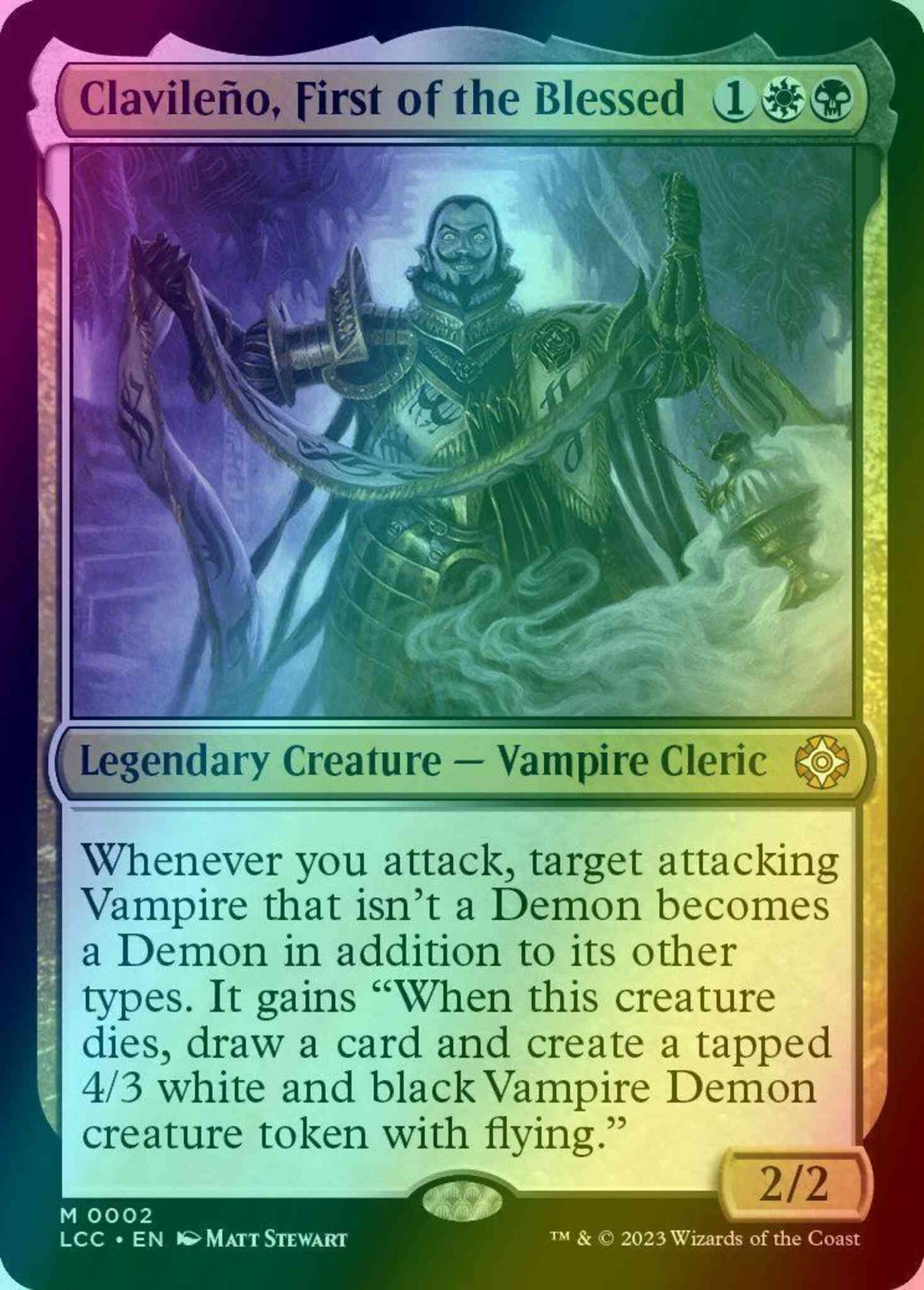 Clavileño, First of the Blessed [2] [The Lost Caverns of Ixalan: Commander] [Foil]
