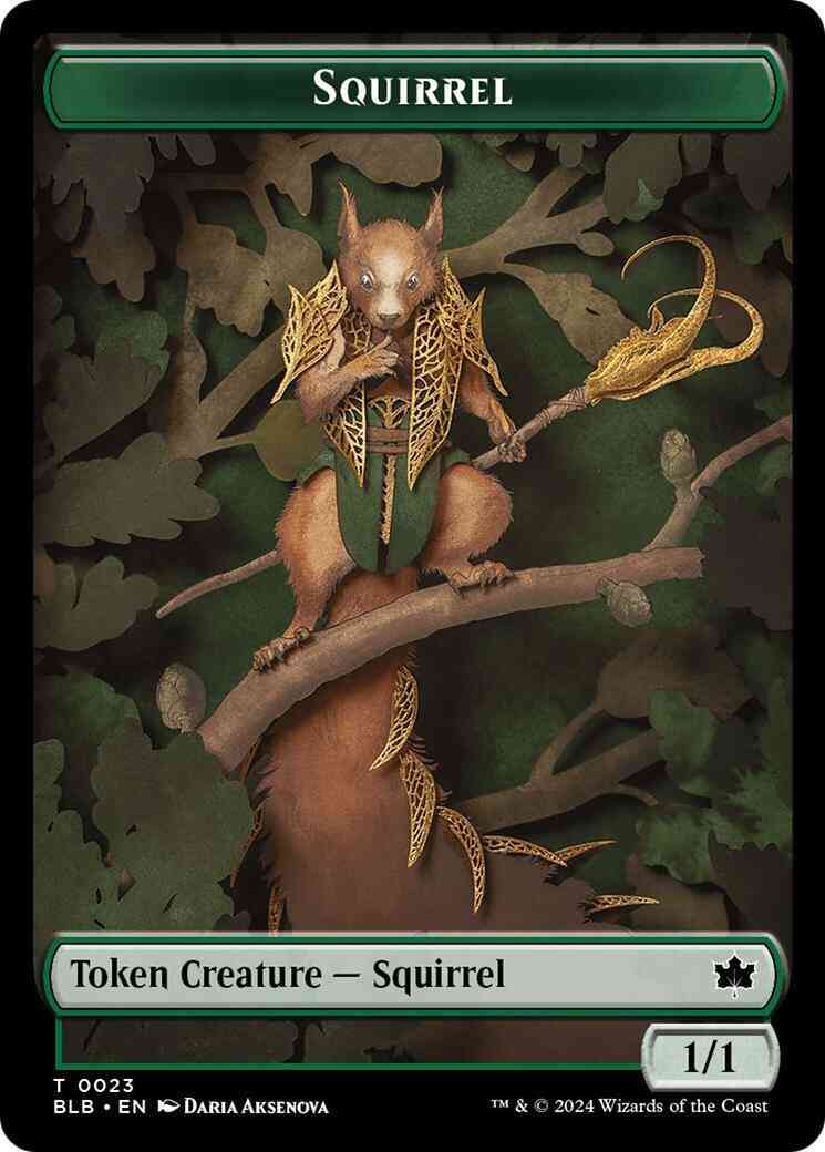 Squirrel Token [23] [Bloomburrow: Tokens] [Non-Foil]