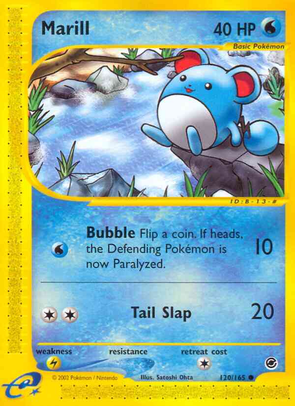 Marill - 120/165 - Common [ecard1-120] [Reverse Holo]