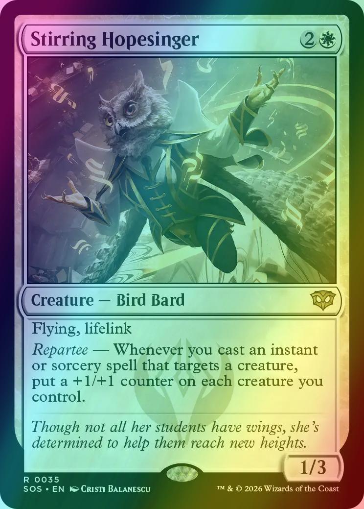 Stirring Hopesinger [35] [Secrets of Strixhaven] [Foil]
