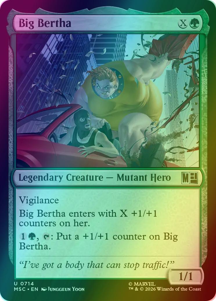 Big Bertha [714] [Jumpstart] [Marvel Super Heroes: Commander] [Foil]