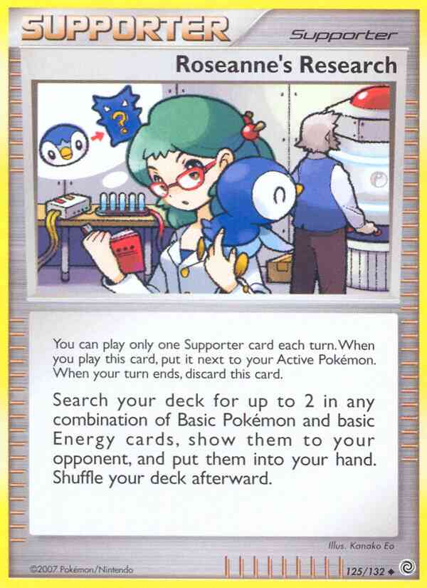 Roseanne's Research - 125/132 - Uncommon [dp3-125] [Non-Holo]
