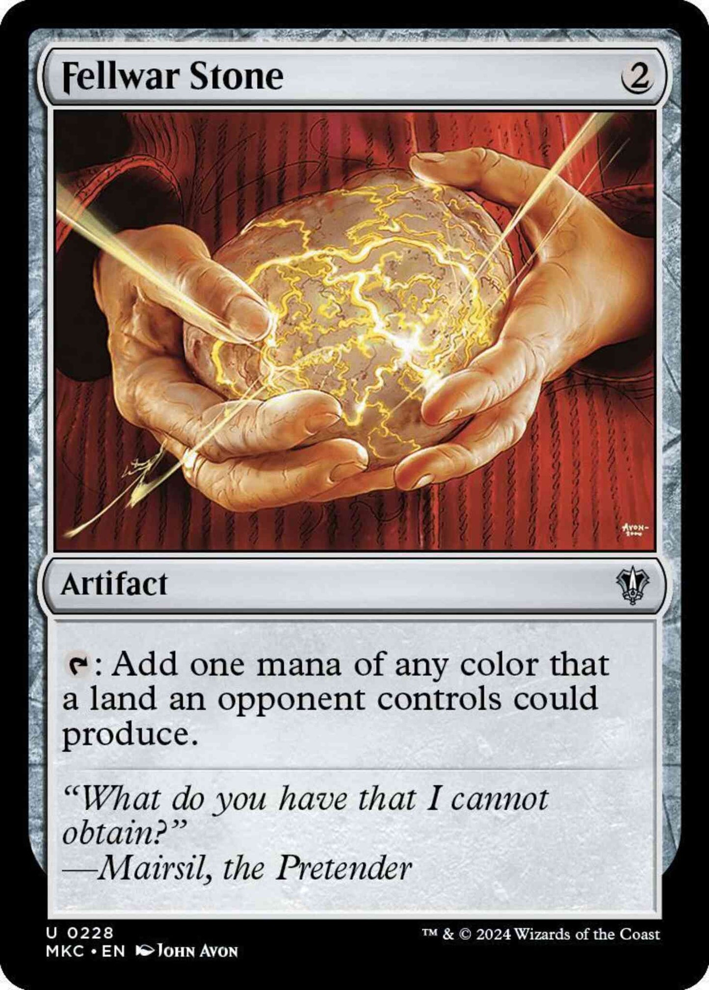 Fellwar Stone [228] [Murders at Karlov Manor: Commander] [Non-Foil]