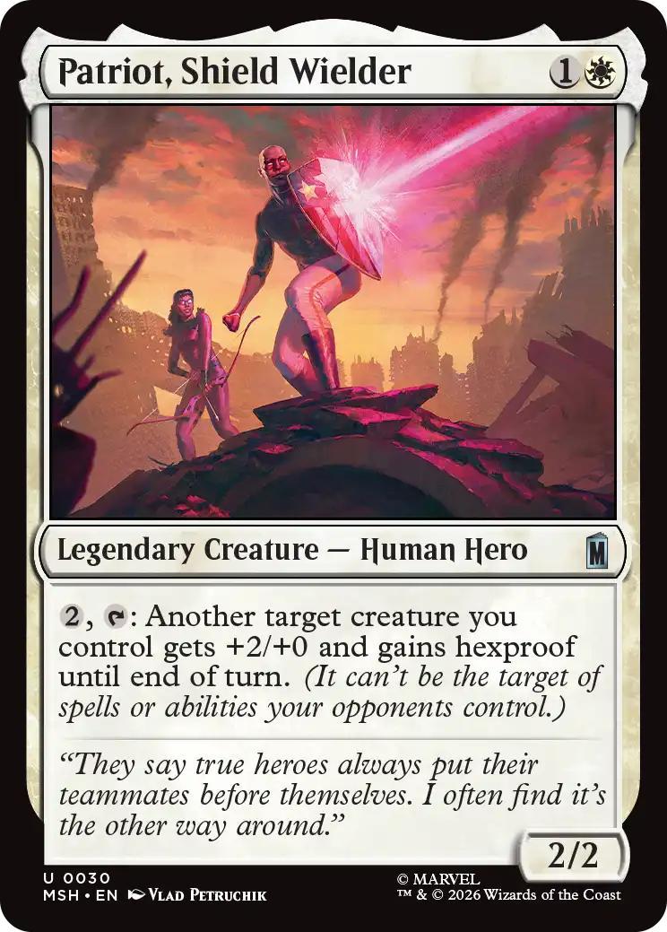 Patriot, Shield Wielder [30] [Marvel Super Heroes] [Non-Foil]