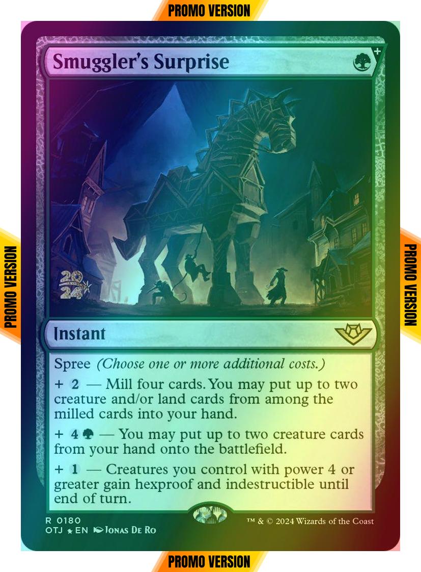 Smuggler's Surprise [180s] [Prerelease] [Outlaws of Thunder Junction: Promos] [Foil]