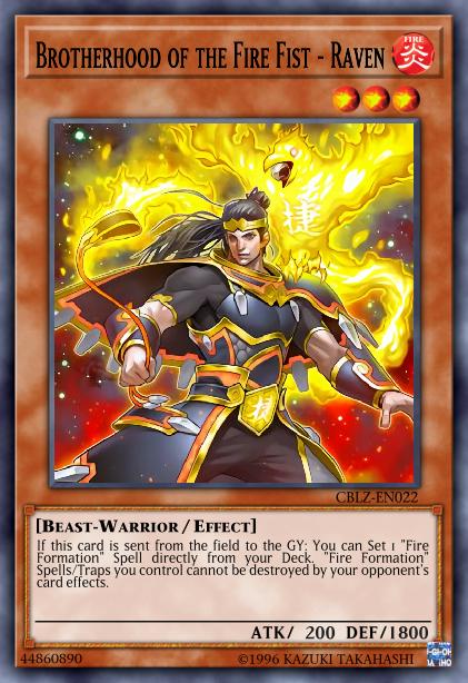 Brotherhood of the Fire Fist - Raven - CBLZ-EN022 - Common - Unlimited