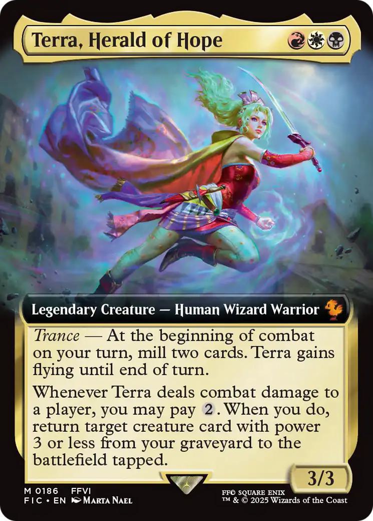 Terra, Herald of Hope [186] [Extended Art] [FINAL FANTASY: Commander] [Non-Foil]