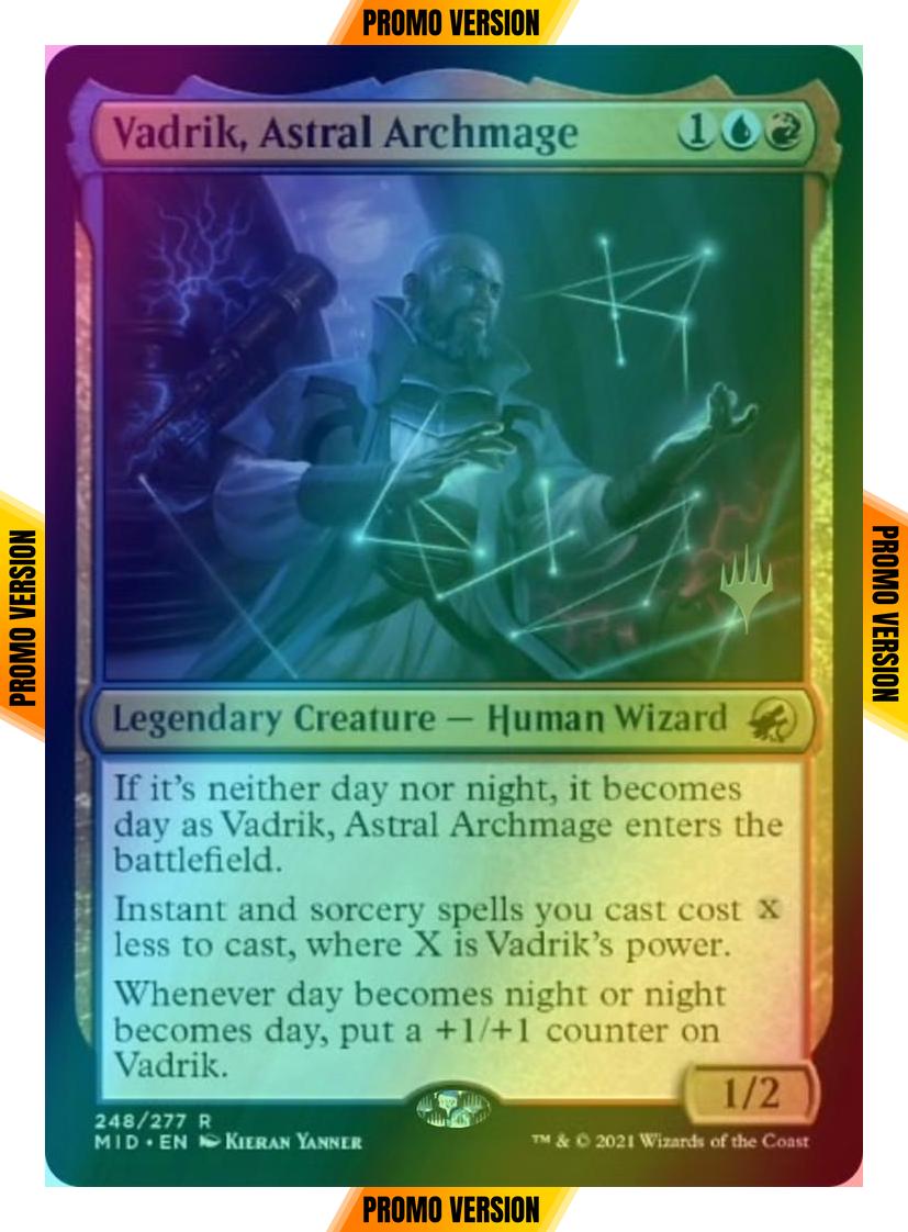 Vadrik, Astral Archmage [Promo Pack] [248p] [Innistrad: Midnight Hunt Promos] [Foil]