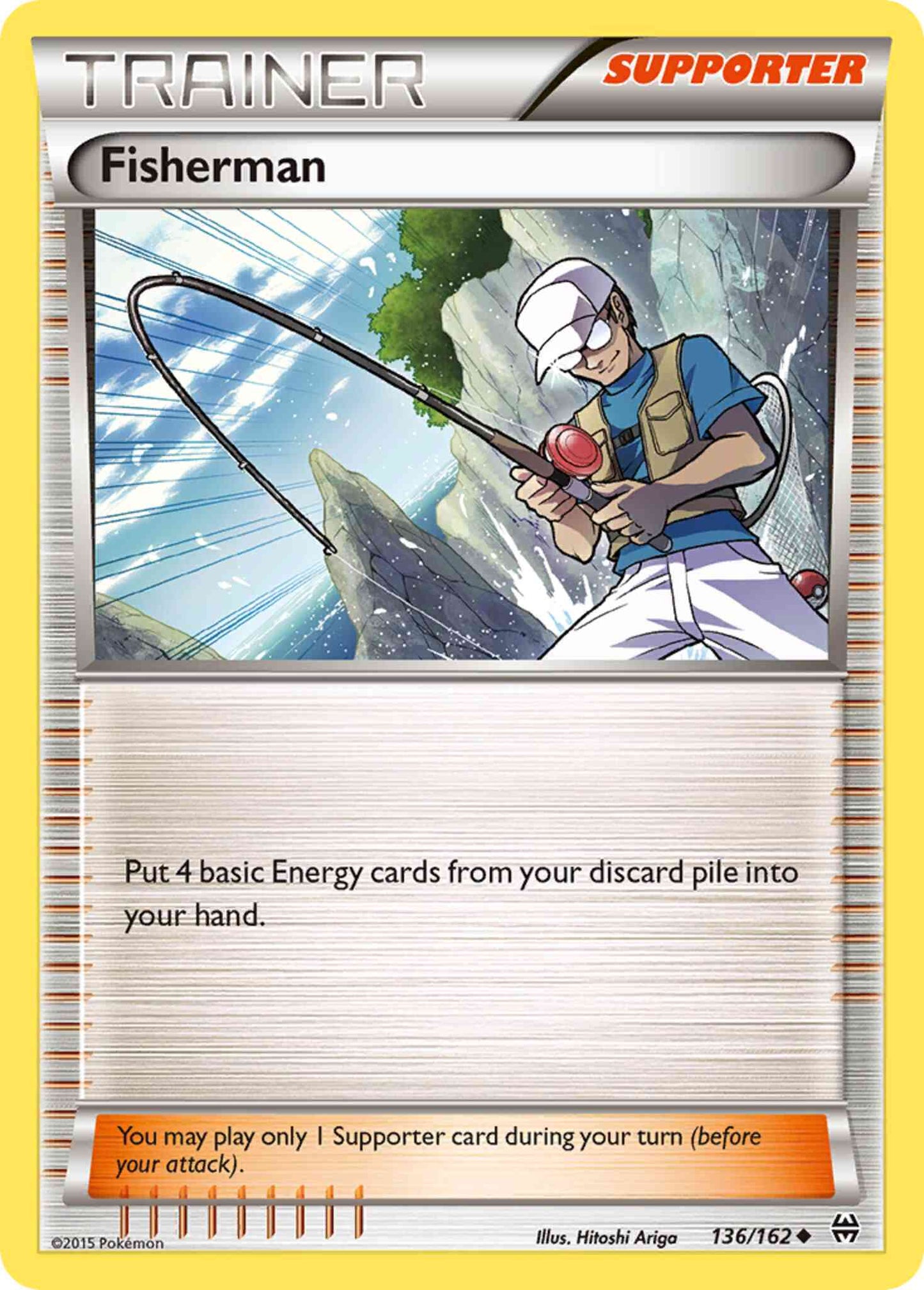 Fisherman - 136/162 - Uncommon [xy8-136] [Non-Holo]