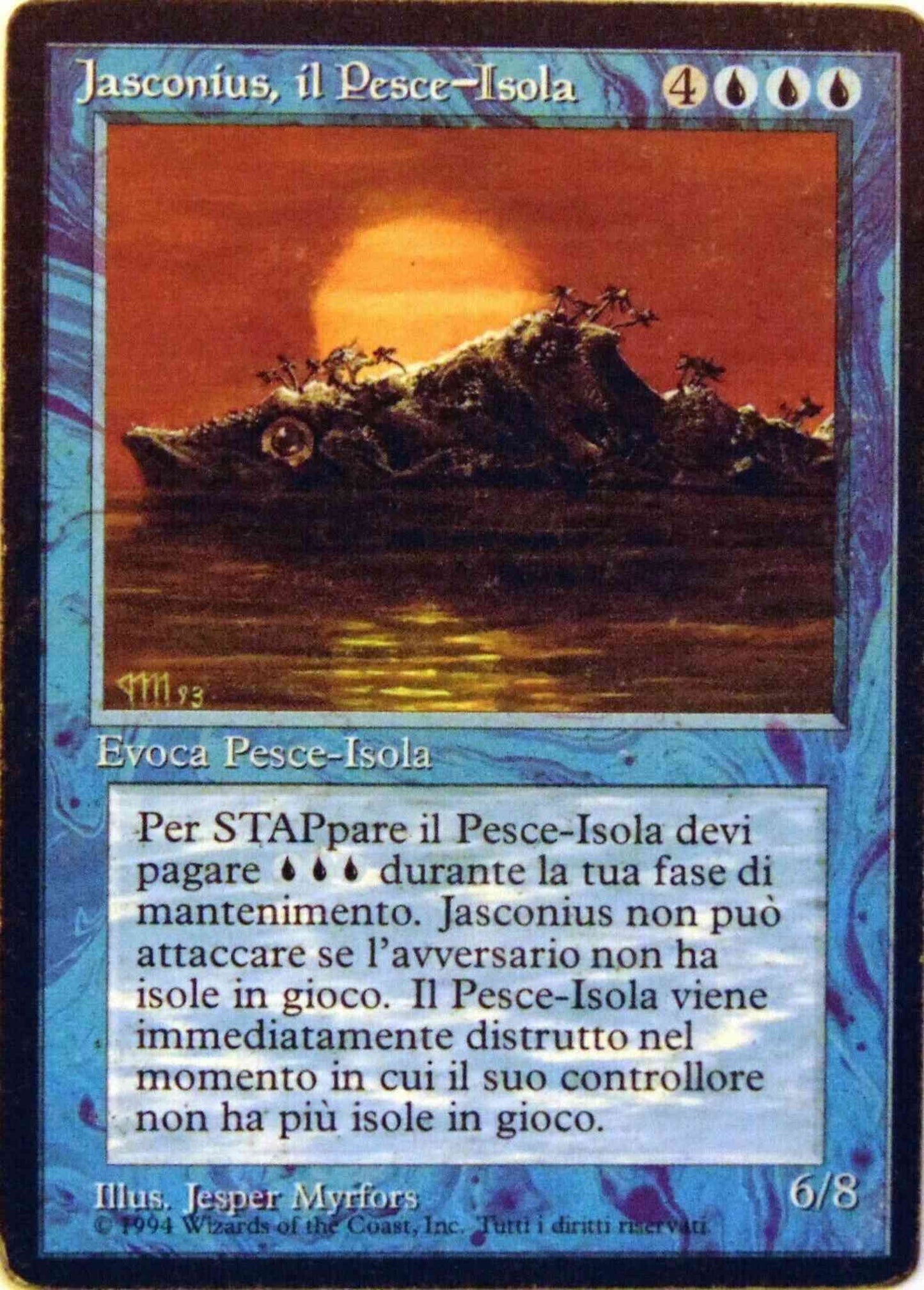 Island Fish Jasconius - Italian [61] [Foreign Black Border: Italian] [Non-Foil]