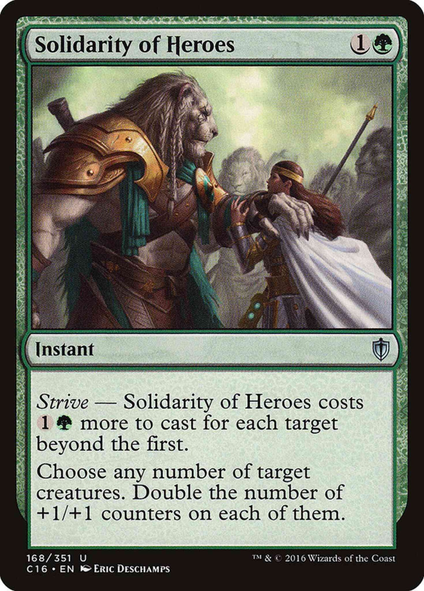 Solidarity of Heroes [168] [Commander 2016] [Non-Foil]