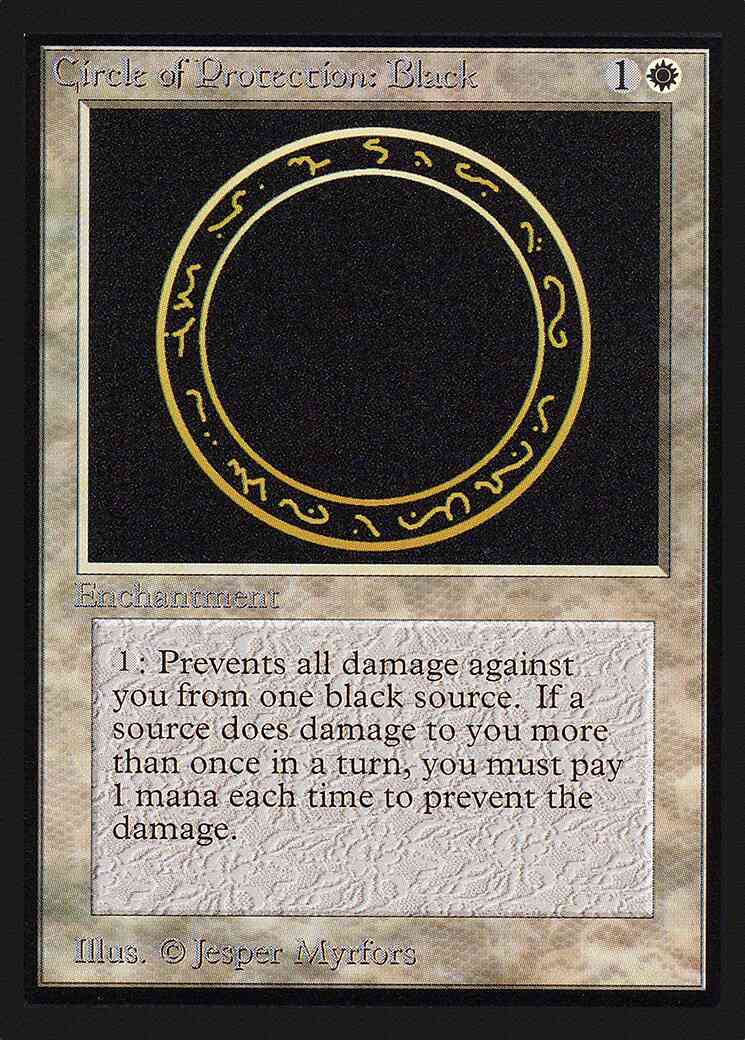 Circle of Protection: Black [10] [Collectors Edition] [Non-Foil]