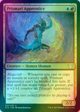 Prismari Apprentice [213] [Strixhaven: School of Mages] [Foil]