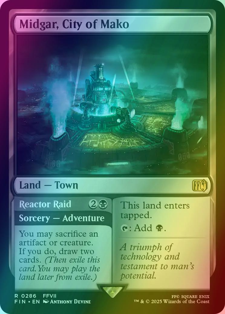 Midgar, City of Mako // Reactor Raid [286] [FINAL FANTASY] [Foil]