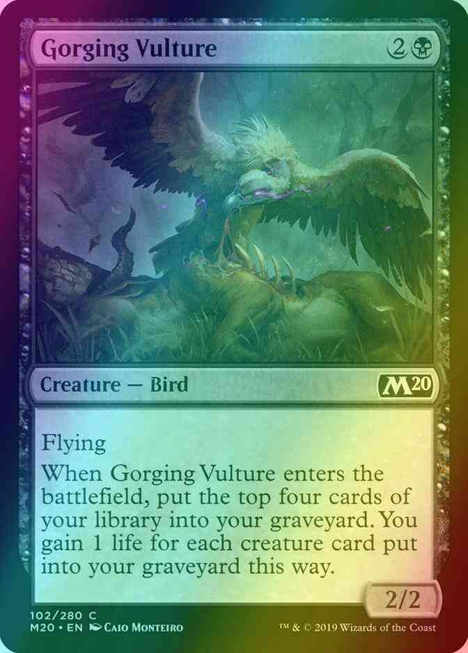 Gorging Vulture [102] [Core Set 2020] [Foil]