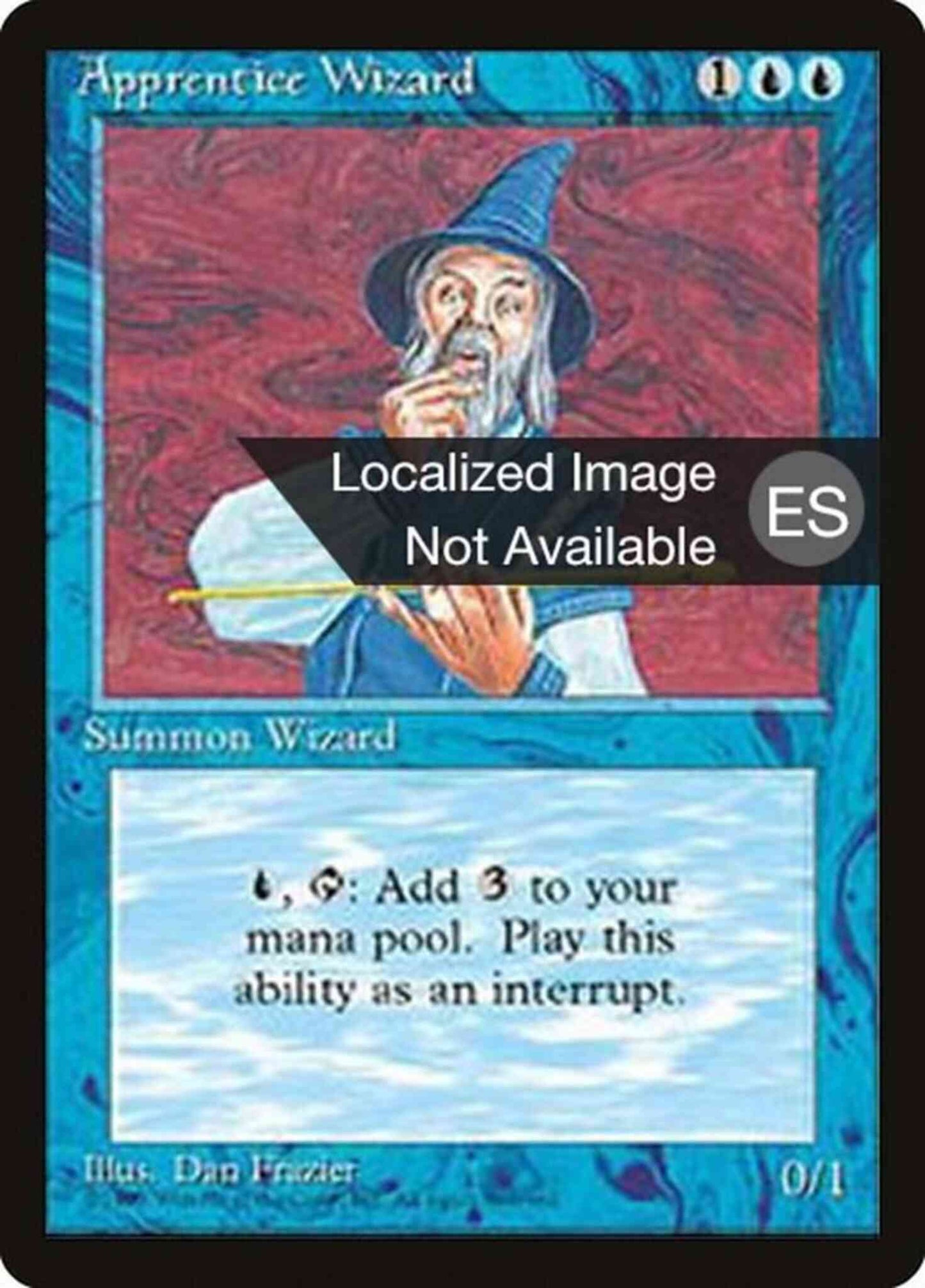 Apprentice Wizard - Spanish [61] [Fourth Edition Black Border: Spanish] [Non-Foil]