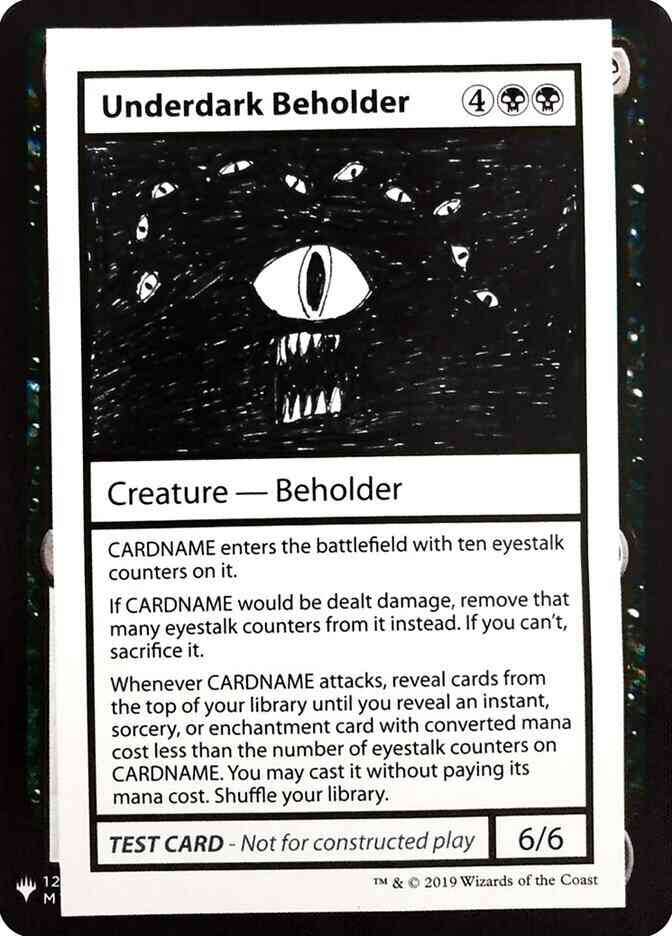 Underdark Beholder - Symbol [49] [Mystery Booster Playtest Cards 2019] [Non-Foil]