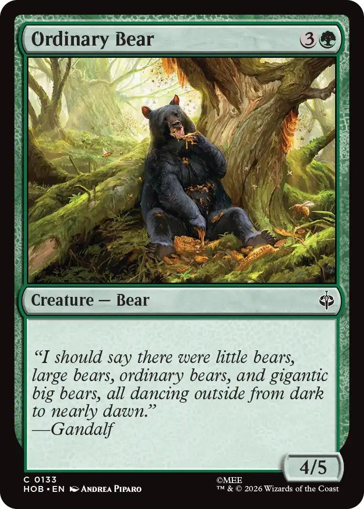 Ordinary Bear [133] [The Hobbit] [Non-Foil]