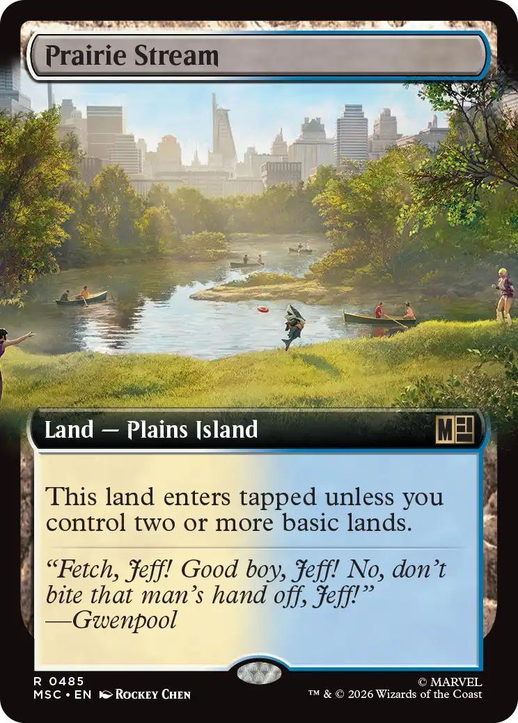 Prairie Stream [485] [Extended Art] [Marvel Super Heroes: Commander] [Non-Foil]