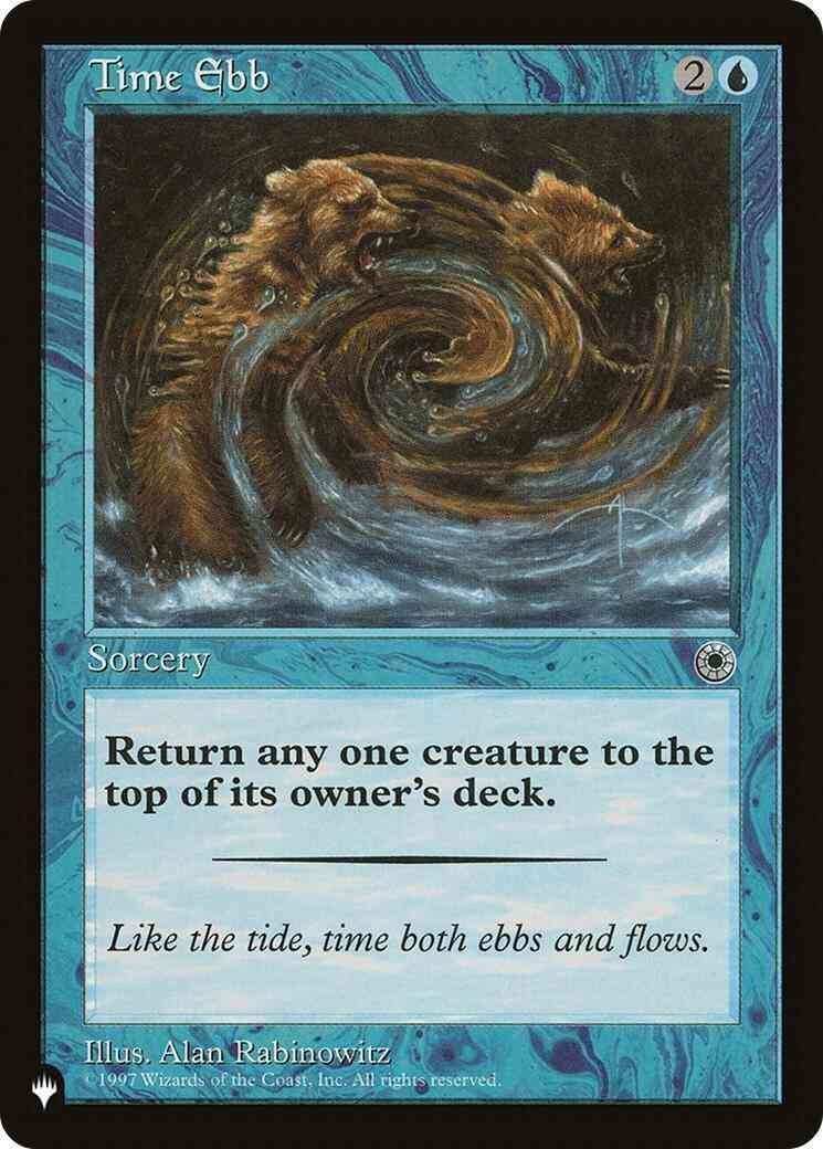 Time Ebb [POR-75] [The List] [Non-Foil]