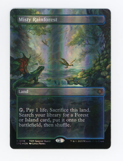 Misty Rainforest — Borderless|Dragonscale Foil — ID 18152