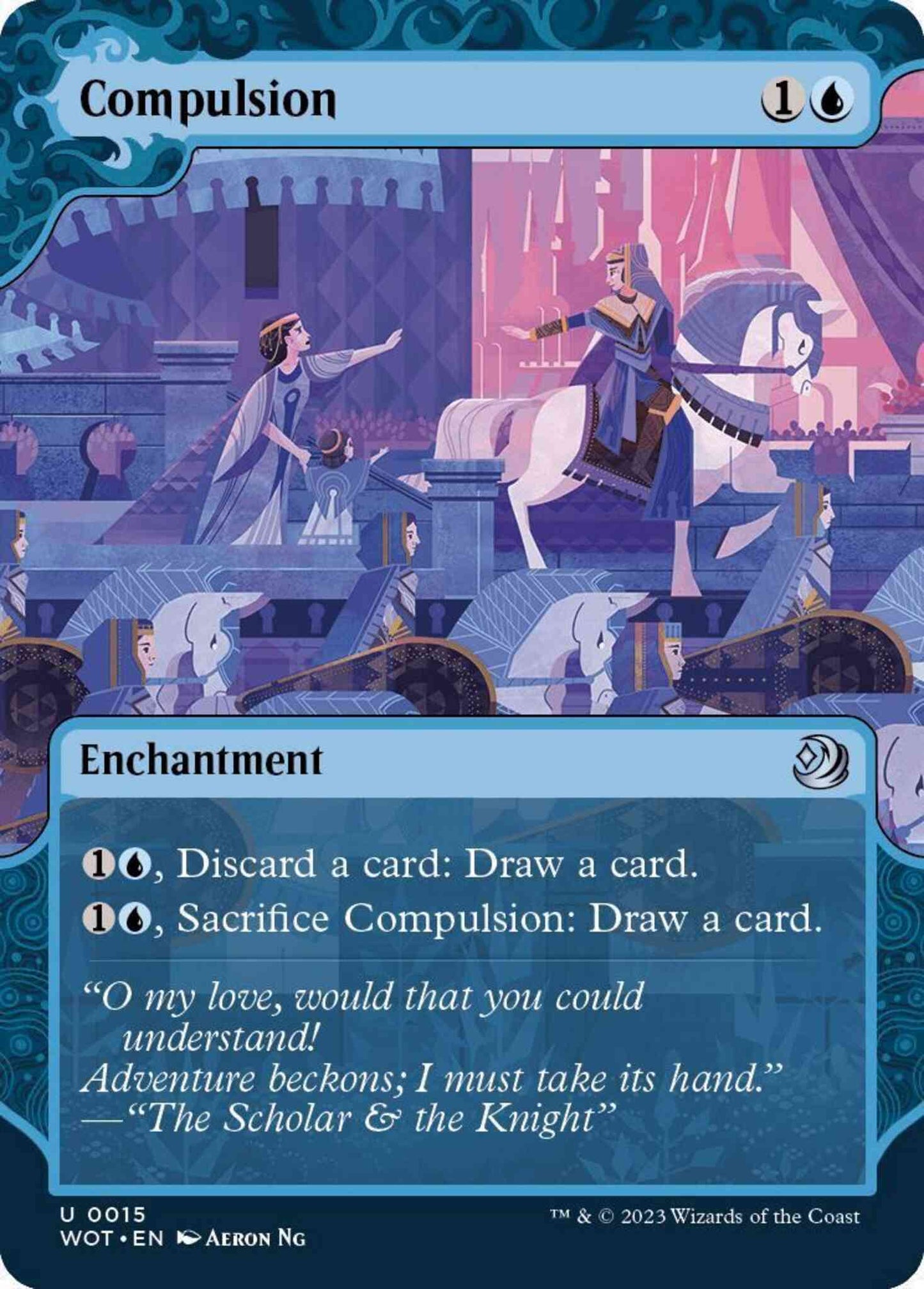 Compulsion [15] [Enchanting Tale Showcase] [Wilds of Eldraine: Enchanting Tales] [Non-Foil]