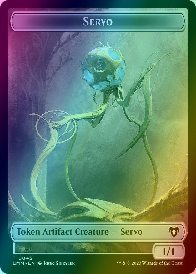 Assassin Token (14) // Servo Token (45) [Commander Masters: Tokens] [Foil]