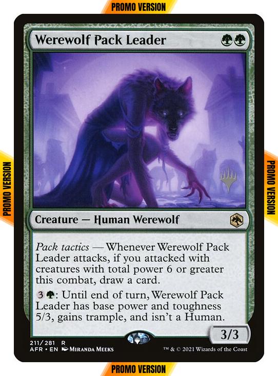 Werewolf Pack Leader [Promo Pack] [211p] [Adventures in the Forgotten Realms Promos] [Non-Foil]