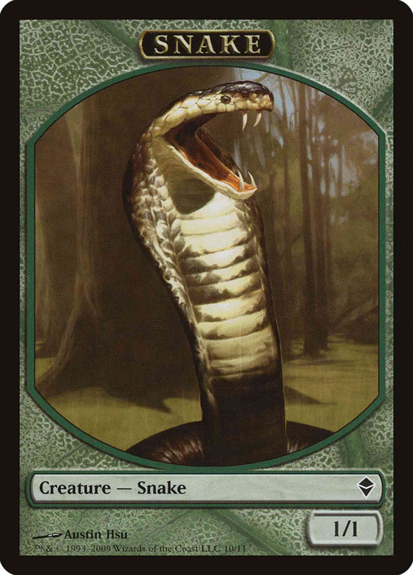 Snake Token [10] [Zendikar Tokens] [Non-Foil]
