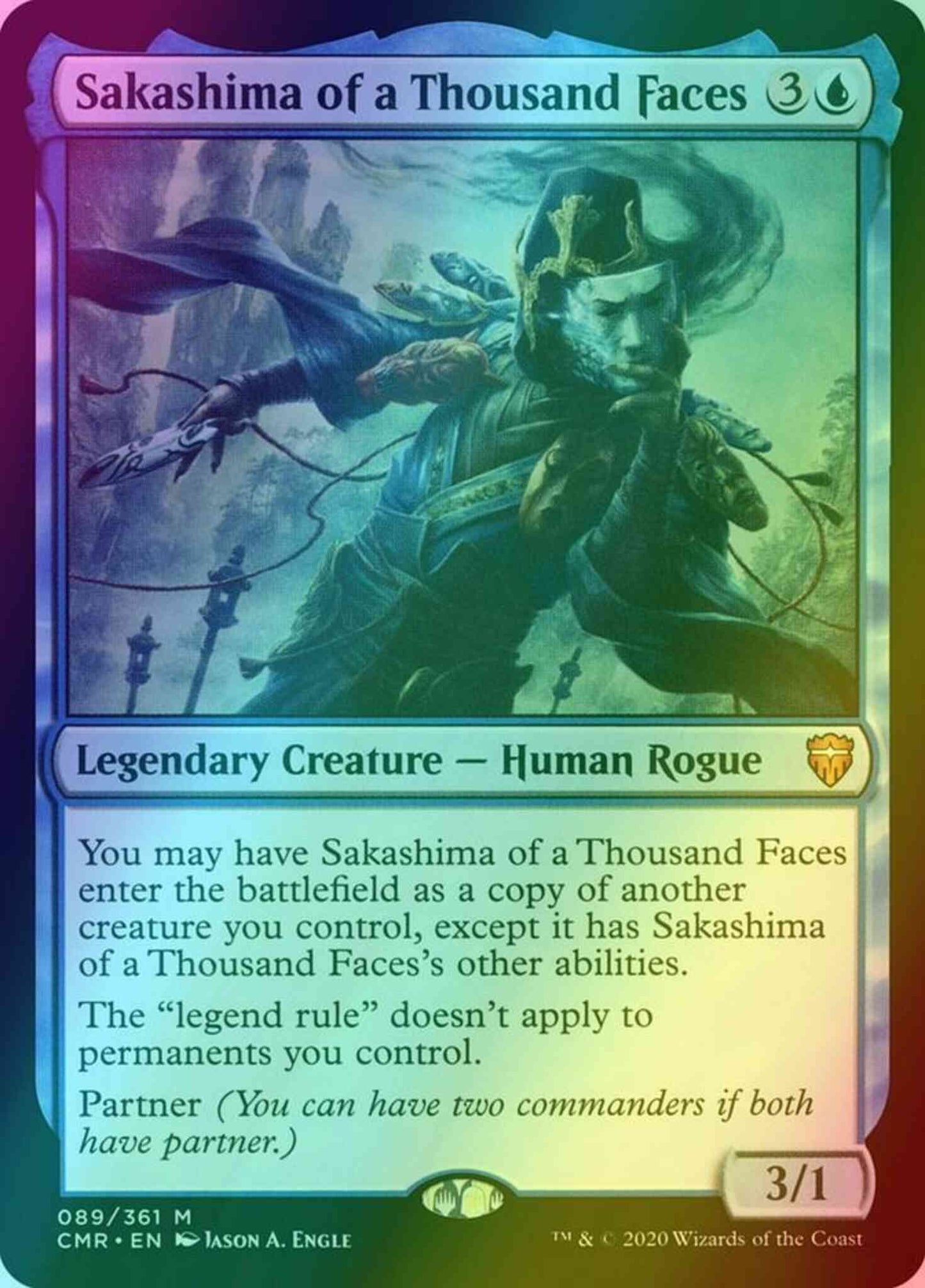 Sakashima of a Thousand Faces [89] [Commander Legends] [Foil]