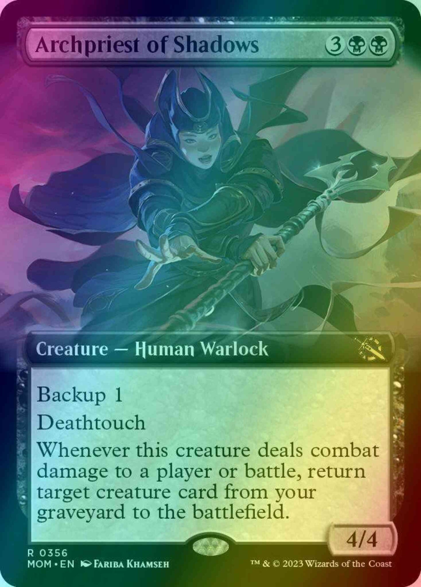 Archpriest of Shadows [356] [Extended Art] [March of the Machine] [Foil]
