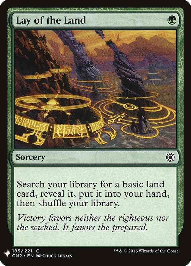 Lay of the Land [CN2-185] [The List] [Non-Foil]